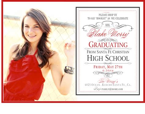 graduation announcement wording no party|high school graduation invitation wording.